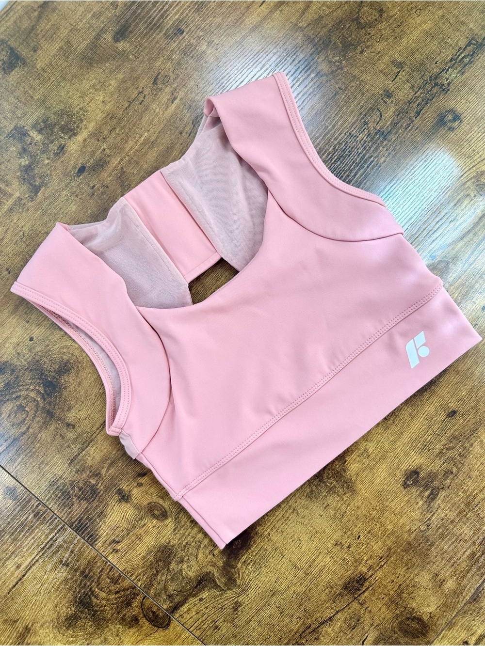 Forme Power Bra, Posture Correcting Active Sports Bra, Rose Pink, Medium